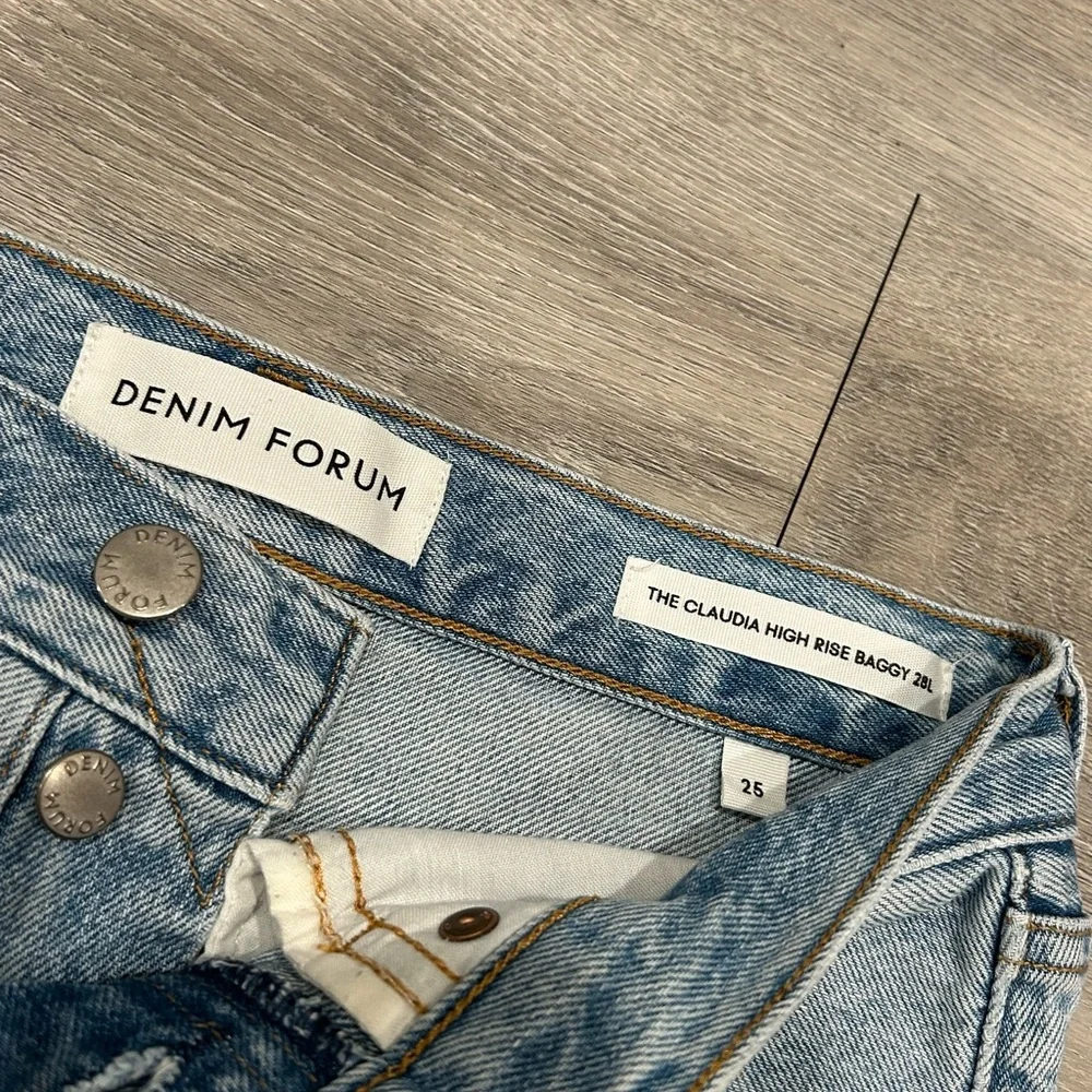 Denim Forum Light Blue Women's Jeans - Picture 4 of 6